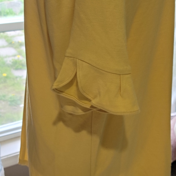 Ann Taylor Factory Sz Xl yellow Top - Picture 6 of 8